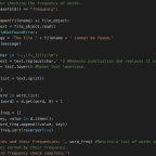 Making a Basic Textual Analysis program in Python