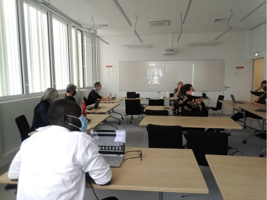 First transcrithon at Campus Condorcet in July 2021 gathering scholars working on Ethiopian Studies. 